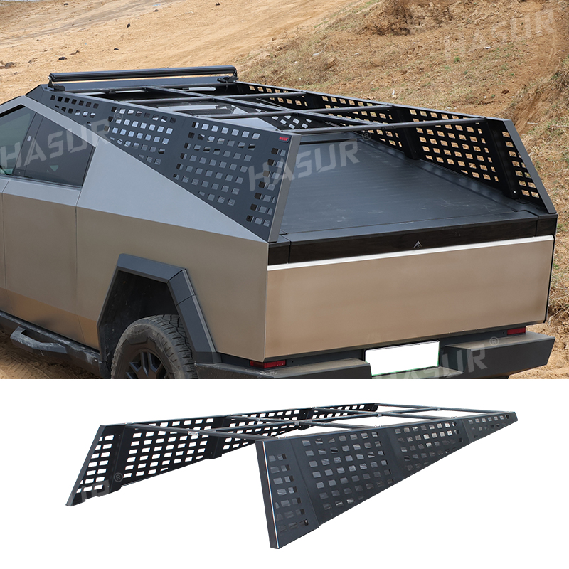 Overland Roof Rack Platform - 테슬라 사이버트럭 풀사이즈 스틸(Q235A) 루프랙 플랫폼,