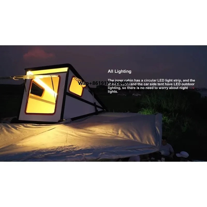 Roof Top Tent Hard Shell 2 Person - 새로운 2인용 자동 접이식 루프탑 텐트