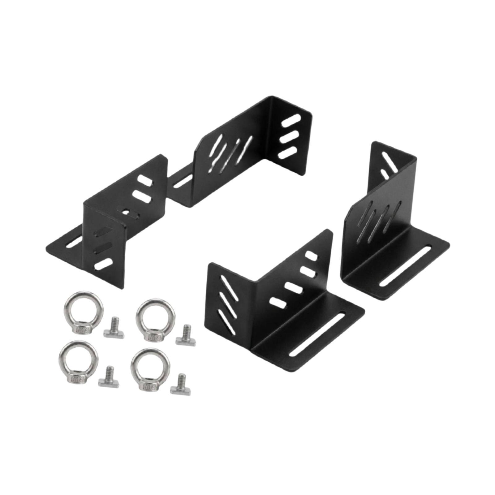 Overland Roof Rack Platform - 4개의 루프 플랫폼 고정 브래킷(루프 포함)