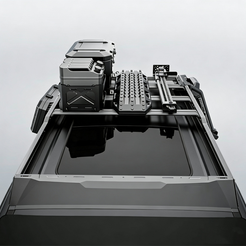 Overland Roof Rack Platform - 고품질 헤비듀티 알루미늄 탄소강 루프 플랫폼