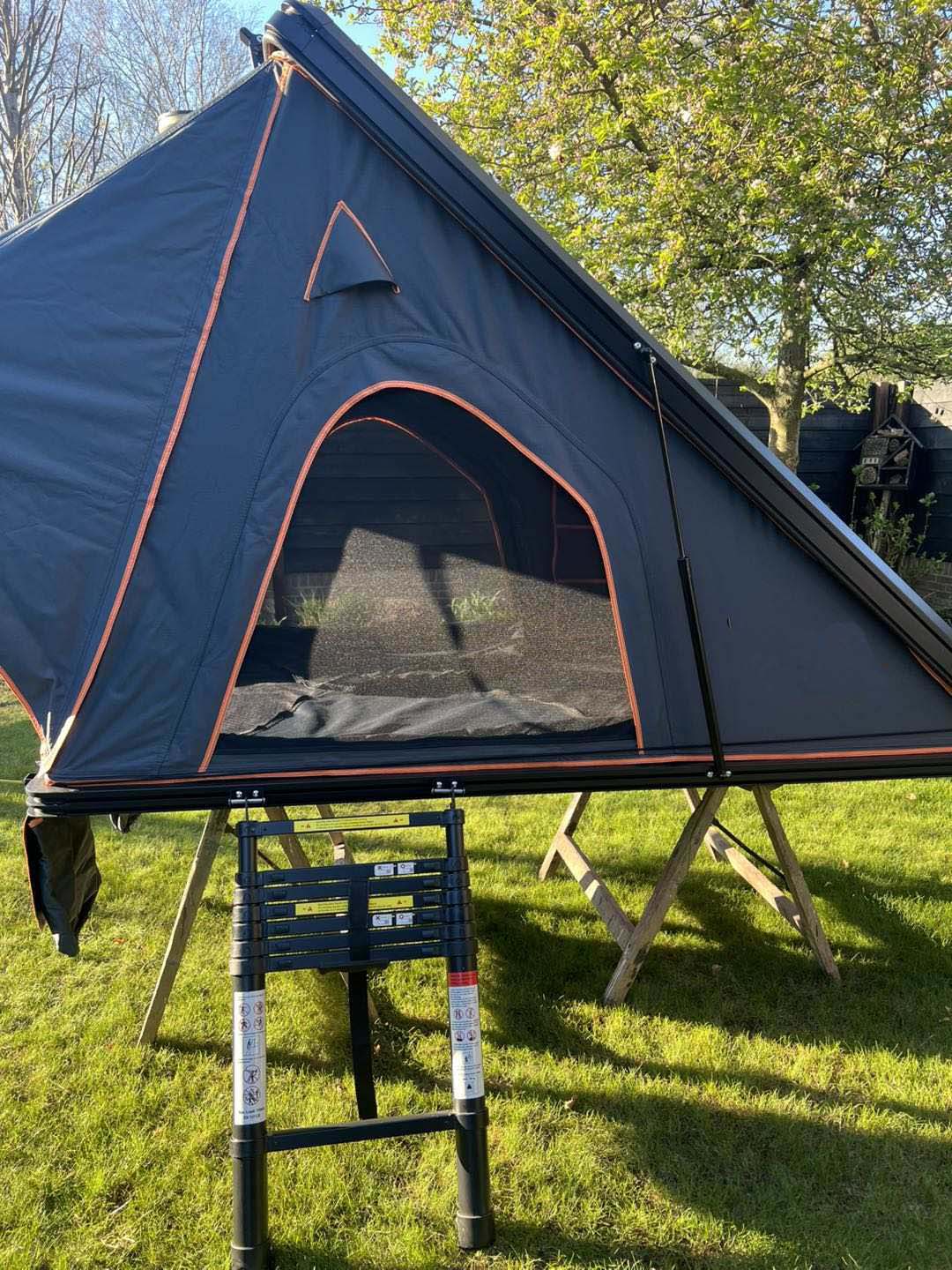 Roof Top Tent Ladder Telescopic - 오프로드 4x4 차량용 하드쉘 루프탑 텐트,