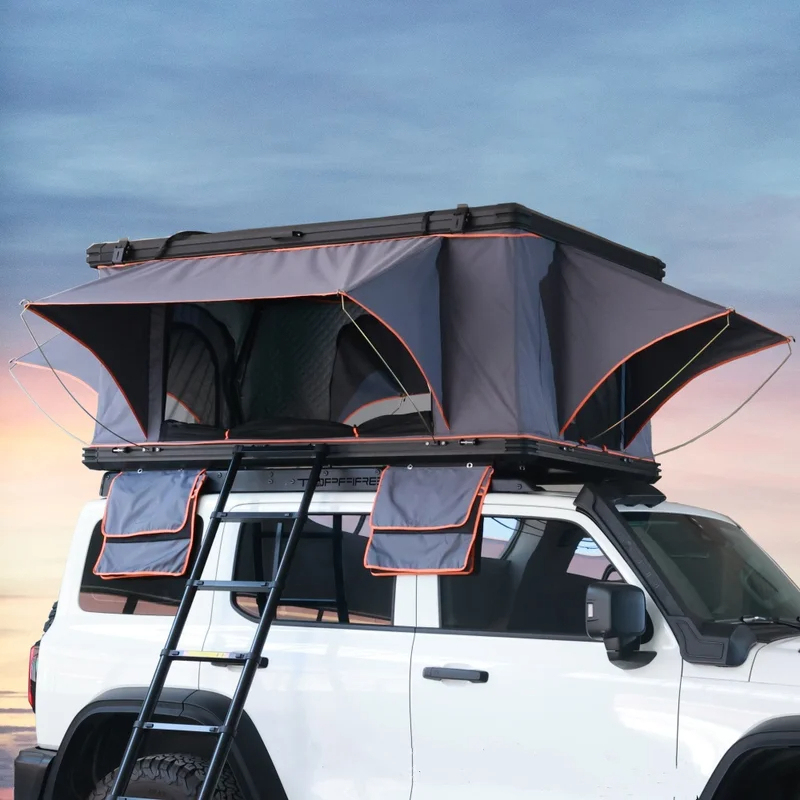 Roof Tent Hardshell Aluminum - 알루미늄 4인용 루프탑 텐트 하드 캠핑카