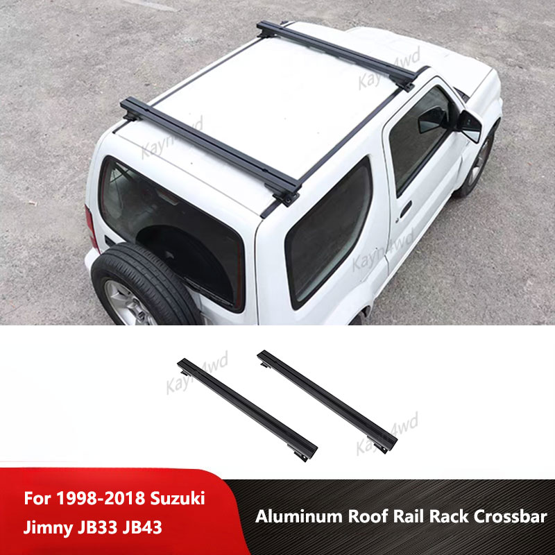 Roof Rack Crossbar Aluminum - 1998-2018 스즈키 짐니 JB33 JB43 크로스바