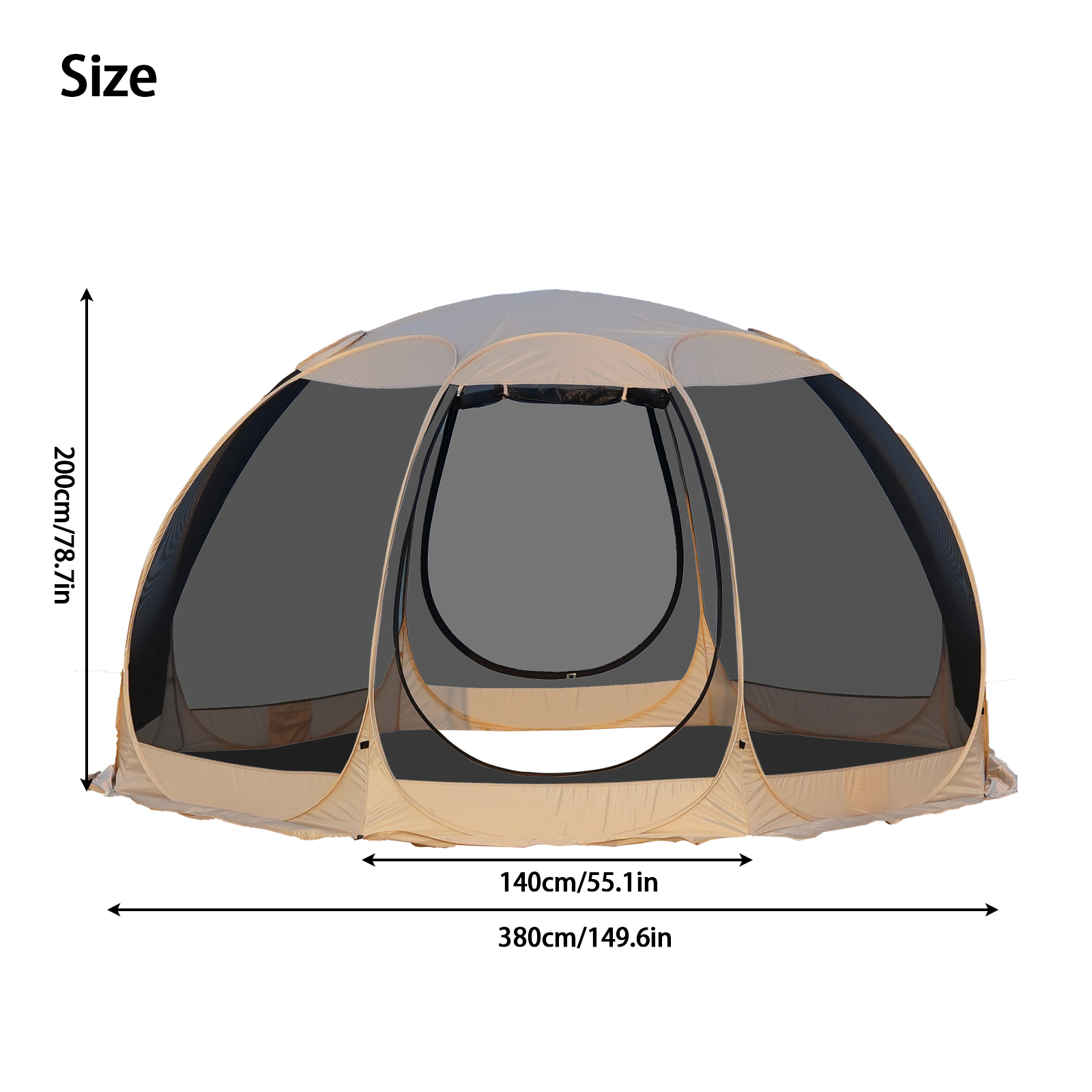 PAKICETUS 팝업 스크린 텐트 4~6인용 6면 8 - Roof Top Tent Annex Room 리뷰 및 가격
