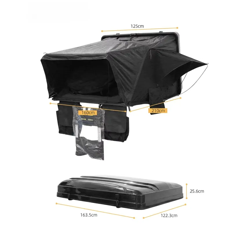 녹 방지 ABS 소재의 견고한 하드 쉘 루프탑 텐트,  - Roof Top Tent Ladder Telescopic 리뷰 및 가격