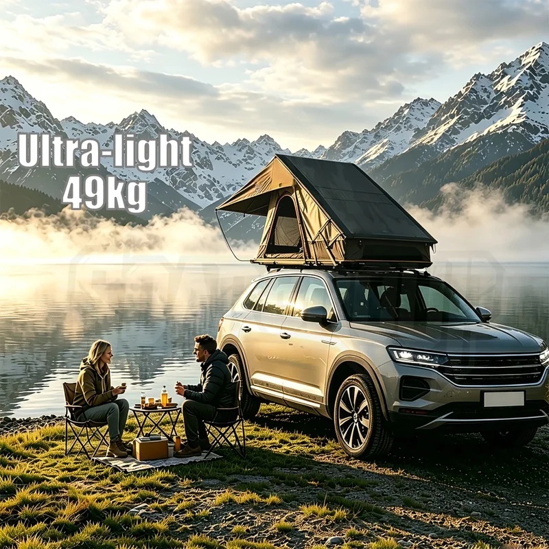 고품질 4계절 방수 초경량 삼각형 하드쉘 루프탑 텐트  - Roof Top Tent Hard Shell 2 Person 리뷰 및 가격