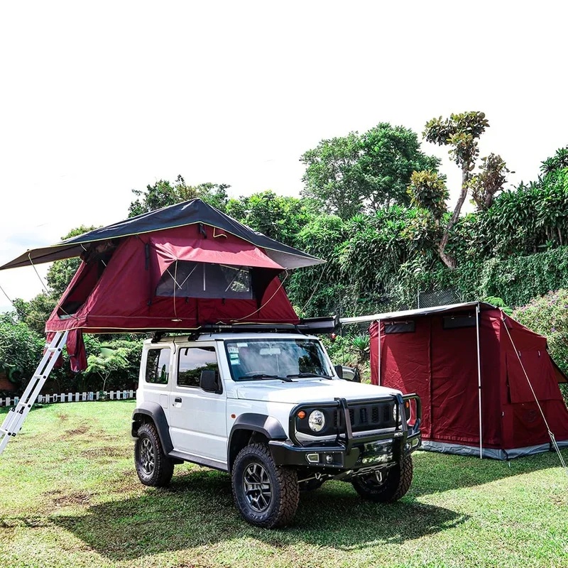 맞춤형 소프트 방수 루프탑 텐트(텔레스코픽 사다리 포함 - Roof Top Tent Ladder Telescopic 리뷰 및 가격
