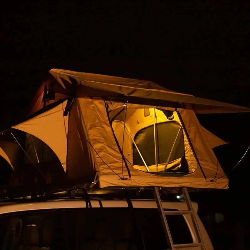 맞춤형 소프트 방수 루프탑 텐트(텔레스코픽 사다리 포함 - Roof Top Tent Ladder Telescopic 리뷰 및 가격