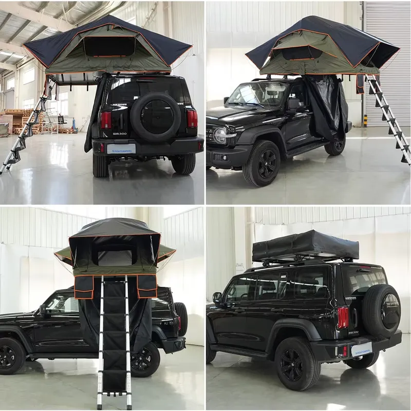 공장에서 제작된 접이식 방수 가족용 텐트, 야외 캠핑용 - Roof Top Tent Soft Shell 3 Person 리뷰 및 가격