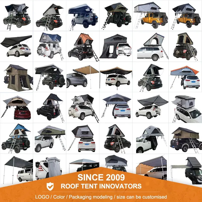 공장에서 제작된 접이식 방수 가족용 텐트, 야외 캠핑용 - Roof Top Tent Soft Shell 3 Person 리뷰 및 가격