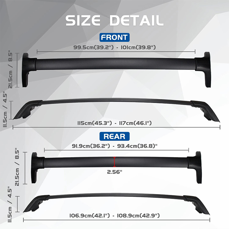 2019 2020 2021 2022 23 도요타 RAV - Roof Rack Crossbar Aluminum 리뷰 및 가격