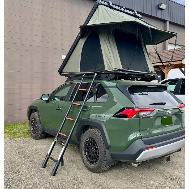 3초 만에 열리는 하드쉘 차량 루프탑 텐트 야외 캠핑  - Roof Top Tent 4 Person Xl 리뷰 및 가격