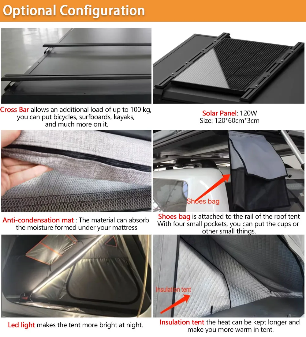캠핑 야외 자동차 루프탑 텐트 캠프 알루미늄 4X4 자 - Roof Tent Hardshell Aluminum 리뷰 및 가격