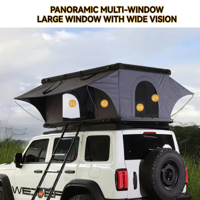 17cm 초슬림 알루미늄 하드쉘 루프탑 텐트 유압식 자 - Roof Top Tent Hard Shell 2 Person 리뷰 및 가격