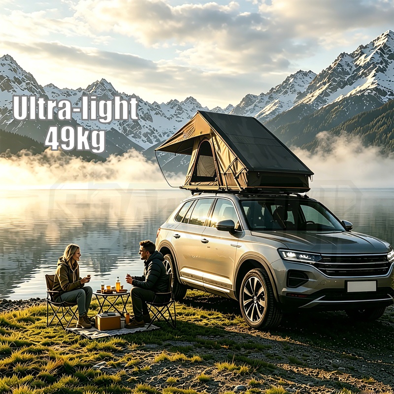 고품질 4계절 방수 초경량 삼각형 하드쉘 루프탑 텐트  - Roof Top Tent Hard Shell 2 Person 리뷰 및 가격